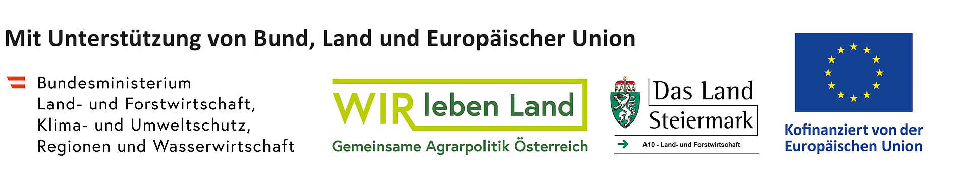 Leiste mit Logos der Sponsoren