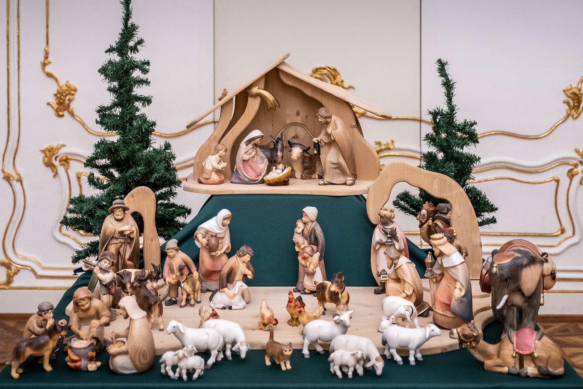 Weihnachtskrippe im Kindermuseum Schloss Schönbrunn
